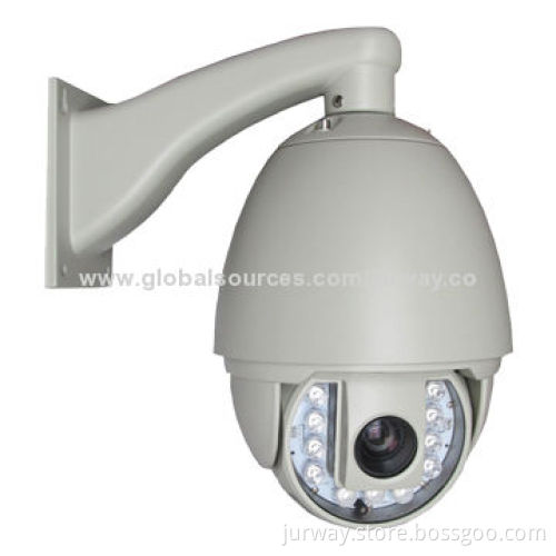 10 Pieces IR Light Speed Dome Camera, 1/4-inch Sony CCD Color 480TVL 27x Optical (F = 3.9-105mm)